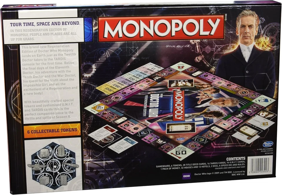 Monopoly Doctor Who Regeneration Edition Family Board Game (BRAND NEW) - Image 2 of 4