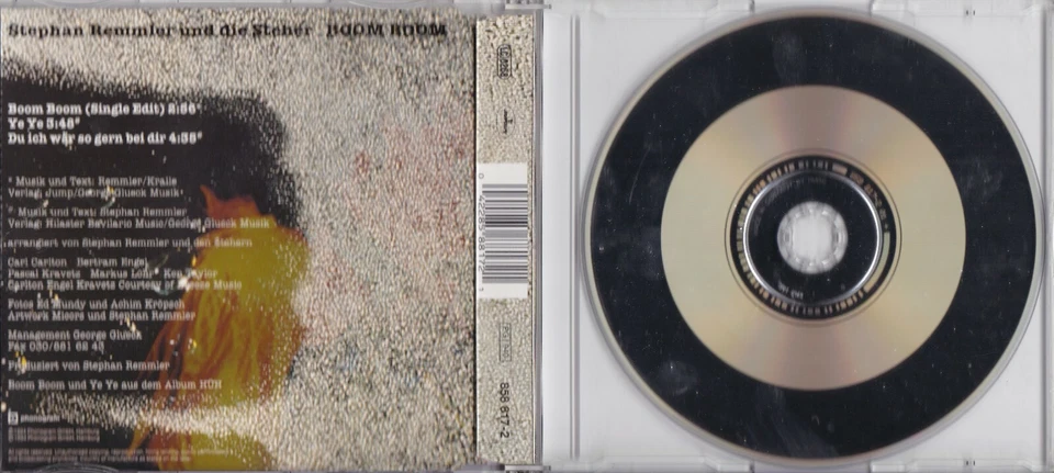 STEPHAN REMMLER und die Steher - BOOM BOOM Single / Maxi - CD / EP HÜH TRIO rar - Bild 3 von 3