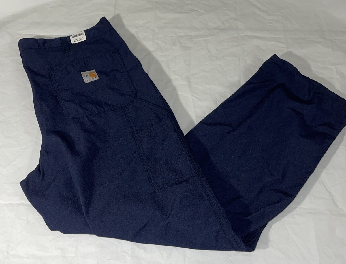Carhartt FRパンツ ネイビー 反射ストライプ付き Carhartt FRパンツ ネイビー 反射ストライプ付き-東京通販