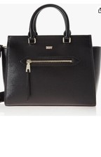 DKNY Chelsea faux-leather small satchel bag - Black No long strap 