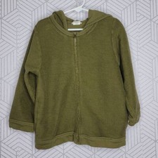 Crewcuts Green Full Zip Hoodie Sweater Sweatshirt Sz 8 Girls