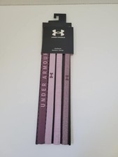 Under Armour Non Slip Headbands Purple Lavender NEW 4 Pack
