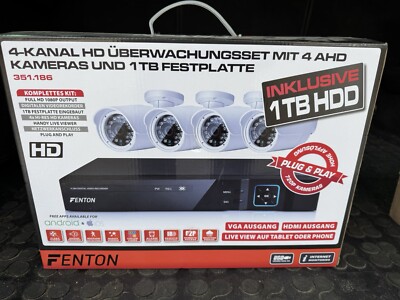Fenton JD 4 Canal Überwachungssystem 1 TB