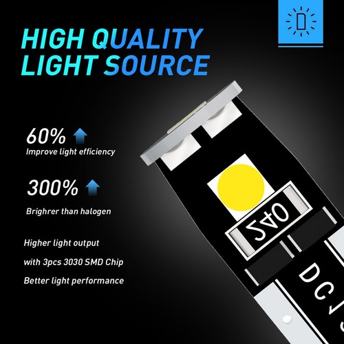 2X Bombillas LED blancas libres de errores para consola delantera reposapiés para BMW E92 cupé - Imagen 2 de 6