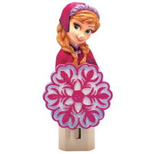   SALE  New DISNEY Frozen Nightlight PRINCESS ANNA Figurine Snowflake Night Light
