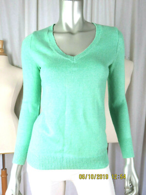 Green Spring Sweaters 2019 OLD NAVY SZ XS Cotton/Acrylic/Polyester