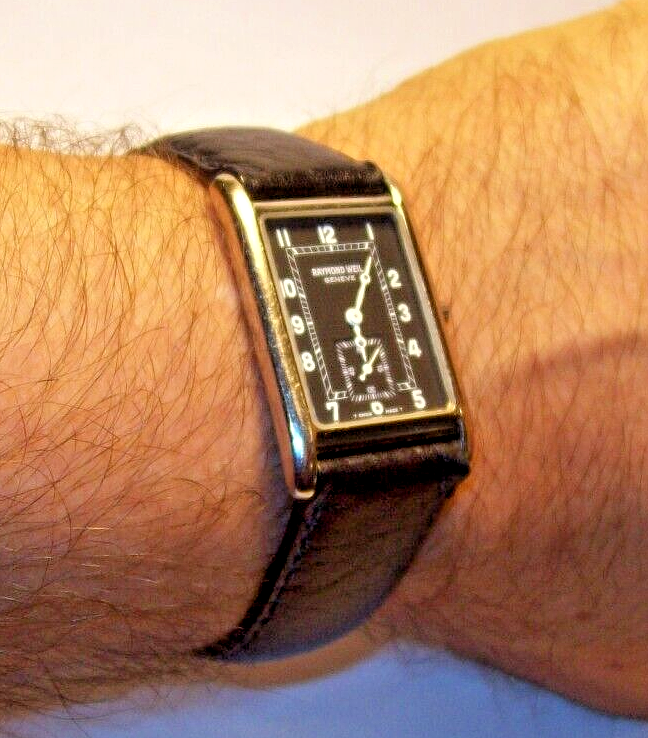 Raymond Weil Geneve Mens Watch Ultra-Thin 15-J Swiss Quartz Looks