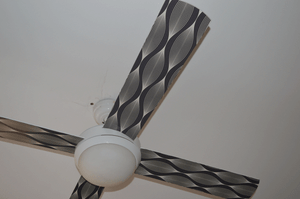 Artdeco Pattern Ceiling Fan Sticker Skins Bedrooms Wall Decor Ebay