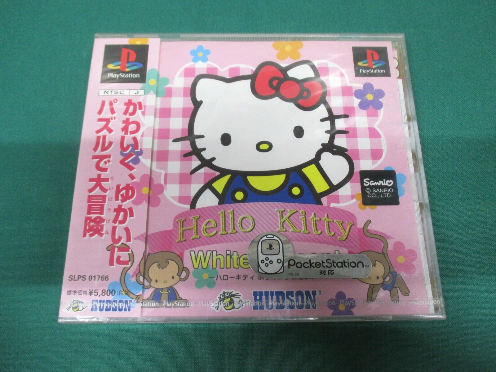 PlayStation -- Hello Kitty White Present -- PS1. JAPAN. GAME. NEW. 22389