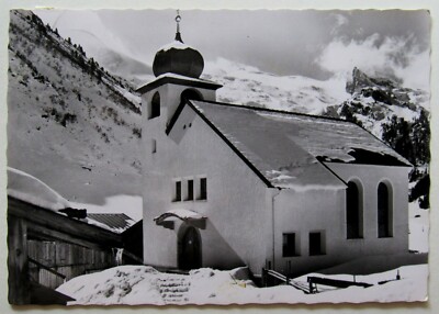 Austria Hintertux Zillertal Olperer und Tuxer 1970 Real Photo Postcard RPPC