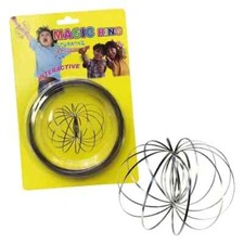 Magic Flow Rings Toys Kinetic Spring Slinky Juggle Indoor Holiday Home Games New