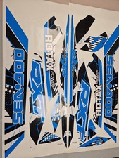 SEADOO RXT 260 2017 blue graphics kit decals set stickers vinyl PWC wrap