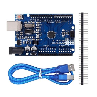 UNO R3 Board ATmega328P with USB Cable for Arduino, Electronics Fun Kit Essen...