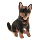 ~❤️~ BOCCHETTA Aust Working Dog QUINN 21cm 8" Sitting Brown KELPIE soft toy❤️