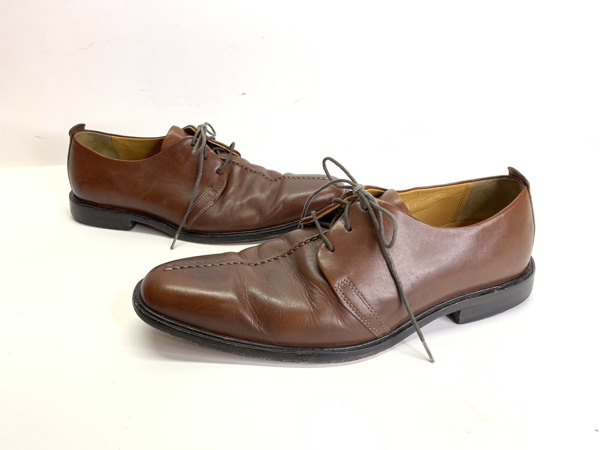 Cole Haan Mens Beckett II Oxford Dress Shoe Brown Size 9.5 M Leather Split Toe Cole Haan Cole Haan Beckett II Brown Leather Split-toe Derby  main image 2