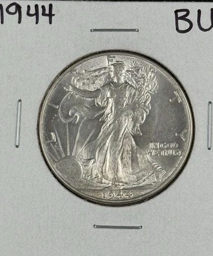 💥1944 Walking Liberty half dollar BU 50c 90% silver 💥💥