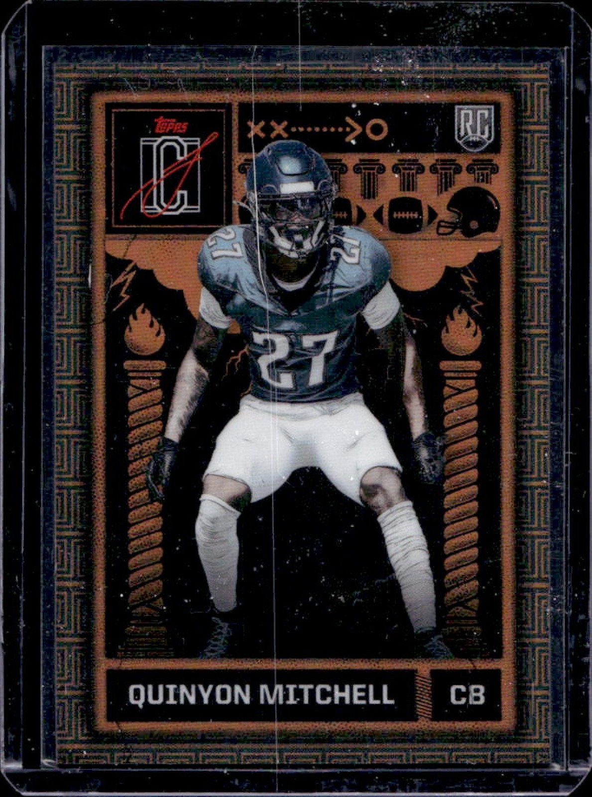 2024 Topps Signature Class Quinyon Mitchell Odyssey RC Rookie #O-29 Eagles