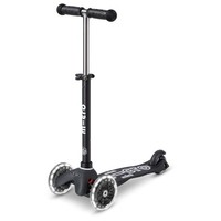 Micro Scooter Mini Micro Deluxe Eco Led Black Kinderroller LeuchträDer Lenker