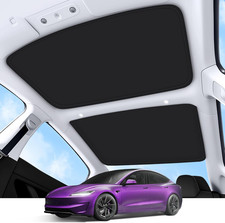 2026 Upgrade Sunshade Roof for Tesla Model 3 Highland 2022-2026 No-Gap/Sag-Free