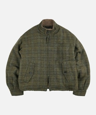 Frizmworks FLUFFY WOOL HARRINGTON JACKET _SEAWEED  /Men /S~XL/Fall/Spring
