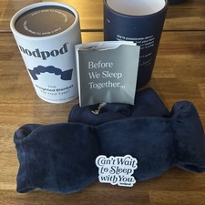 NODPOD The Weighted Blanket For Your Eyes Sleep Mask Pima Cotton SCORPION Blue