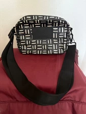 ALOHA COLLECTION Rattan Moon Shimmer on Black Le Tour Crossbody New With Tag