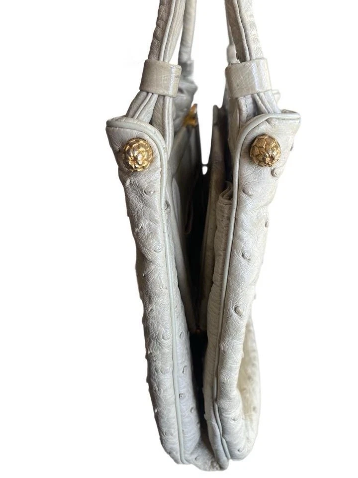 Cartera vintage de avestruz Koret Foto 3 de 3