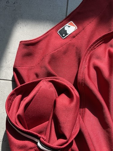 Majestic Arizona Diamondbacks Red Alternate Sewn Blank MLB Team Jersey Sz 48 - Picture 22 of 22