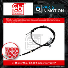 Handbrake Cable Rear Left 178866 Febi Hand Brake Parking 597602S200 597603W200
