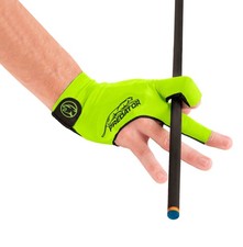 New Predator Second Skin Neon Green - L/XL One size RIGHT Hand Pool Glove