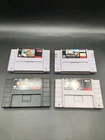 Lot Of 4 Super Nintendo SNES Game Street Fighter II NBA JAM HOME ALONE 2 Tested