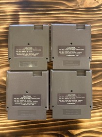 4 NES Game Bundle - Tecmo Bowl, Bases Loaded 2, Hoops, Ice Hockey (BF)