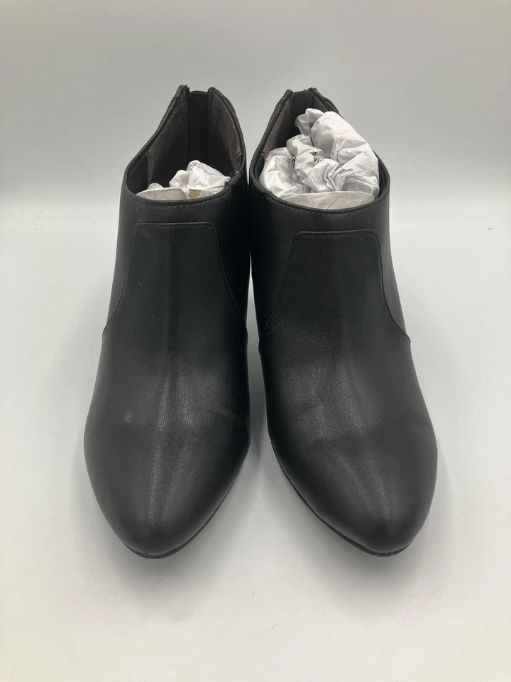 LifeStride Gia2 Shoes Womens Size 9 Black Smooth Ankle Booties Heels Comfort - Image 2 of 4