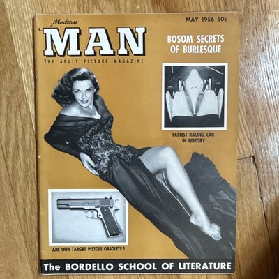 Modern MAN ADULT PICTURE magazine May 1956 Secrets Of Burlesque