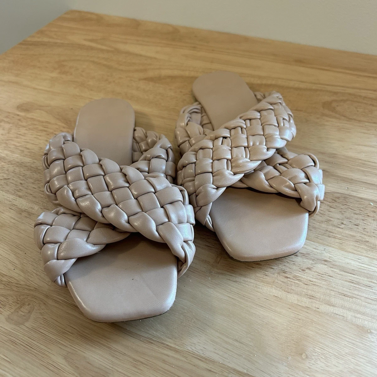 BAMBOO Natural Beige Sandals Beige Soft Suede Platform Wedge Sandals | Lime Lush Boutique main image 3