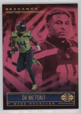 2021 Panini Illusions Trophy Collection Pink 169/399 DK Metcalf #21 3hd