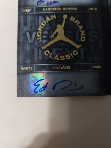 2013-14 UPPER DECK BLACK JORDAN BRAND 01/35 Ed Davis Harrison Barnes JBC2-12 ๐ฅ - Picture 7 of 13