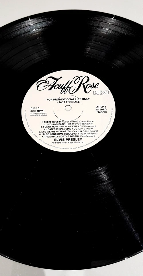 ELVIS PRESLEY'S Acuff Rose presents Elvis PROMO AREP1  NO6 - Image 3 of 4