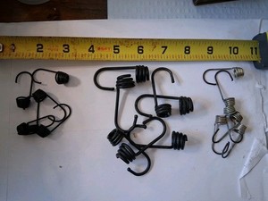 Wire Bungee Cord Hooks for Elastic Stretch Shock Cord - Multiple Sizes