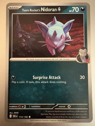 Team Rocket's Nidoran 114/182 Destined Rivals