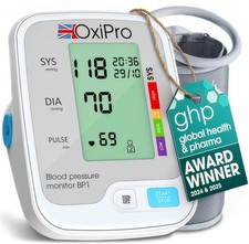 OxiPro BP1 Blood Pressure Monitor Upper Arm Digital LCD Cuff 22-42cm