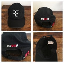 Roger Federer UNIQLO Berretto Tennis Uomo Taglia Unica Cappello RF Ufficiale 2020 Cotone Ottime Condizioni