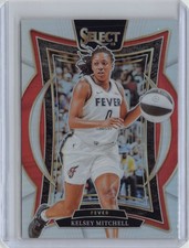 2025 Panini Select WNBA #44 Kelsey Mitchell Silver Prizms