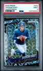 2025 Panini Prizm Jaxson Dart SILVER LAZER PRIZM Rookie RC #332 PSA 9 GIANTS