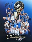 Oklahoma City Thunder 2025 Champs Signed 11x14 Team Photo 5 Autographs COA