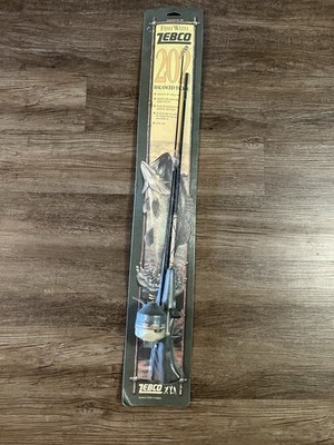 Vintage 1990 Zebco 202 Fish America Rod and  Reel Combo NOS