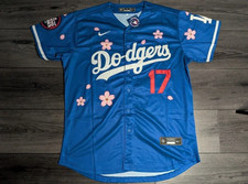 Shohei Ohtani 17 Tokyo Series Cherry Blossom Stitched Dodger Jersey Size S