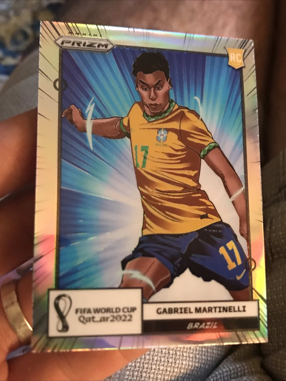 2022 Panini Prizm World Cup Qatar - Manga Gabriel Martinelli #4
