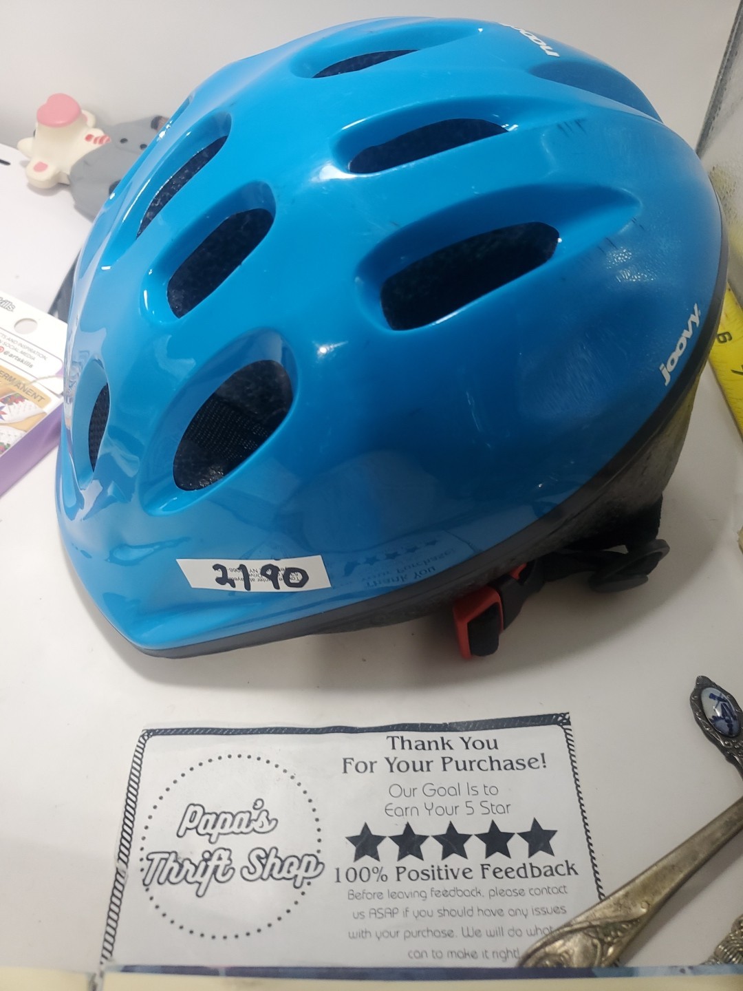 Joovy Noodle Youth Kids Bike Helmet Ride-On Cars Scooters Vi