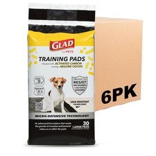 Glad for Pets Activated Carbon Puppy Training Pads with Anti-Microbial Technolog